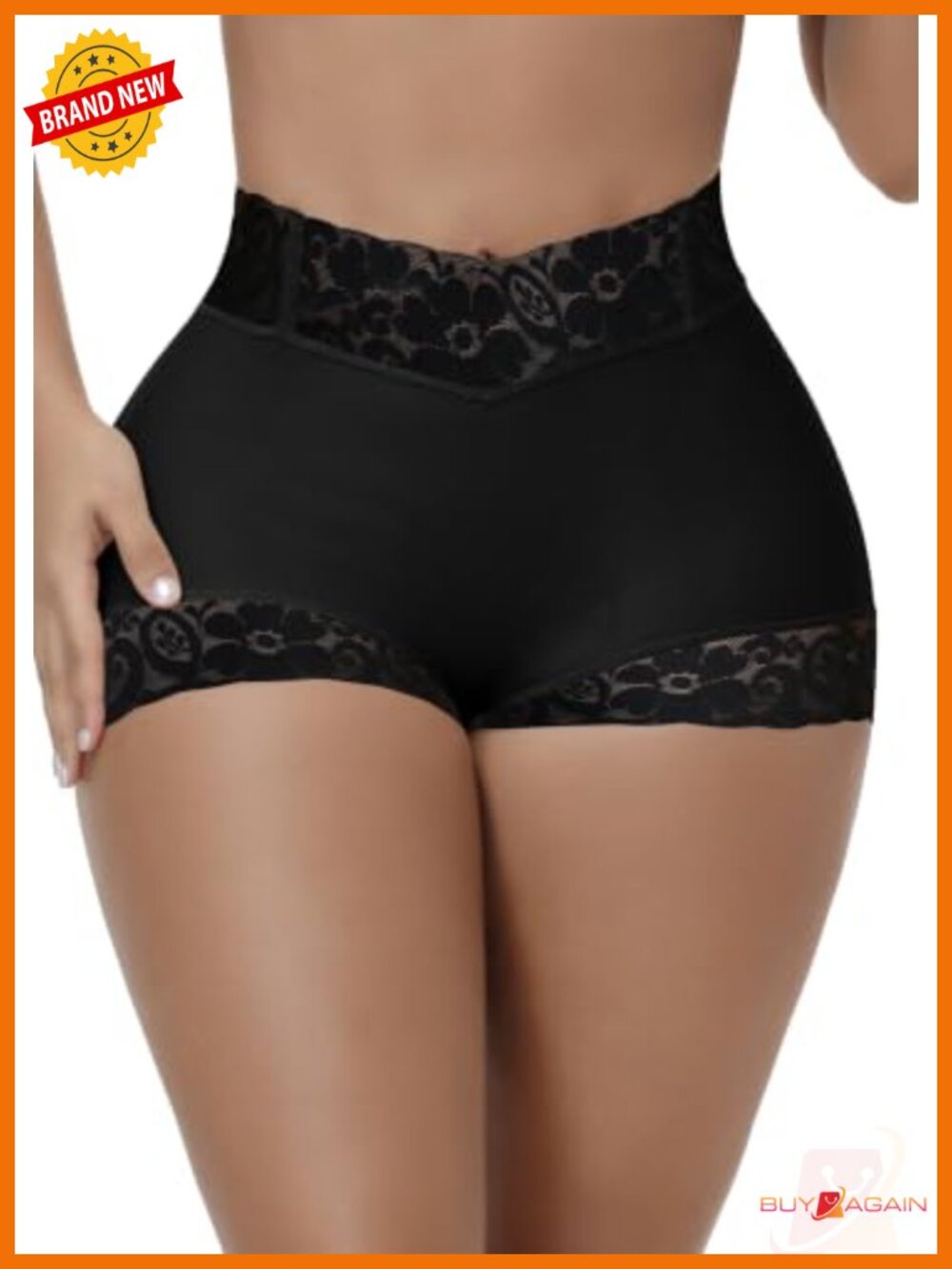 Butt Lifting Shapewear Shorts Tummy Control Crossover Fajas Colombianas High